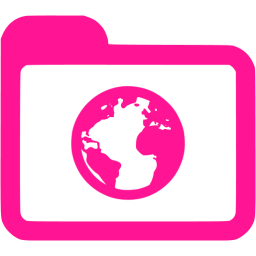 Deep Pink Internet Icon 256x256 Deep Pink Internet Icon