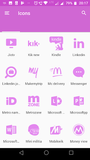 288x512 Blossom Pink Icon Pack Apk