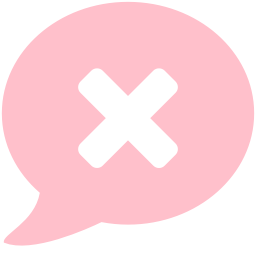256x256 Free Pink Delete Message Icon