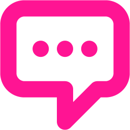 256x256 Deep Pink Message Icon