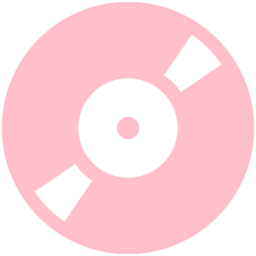 256x256 Free Pink Music Record Icon