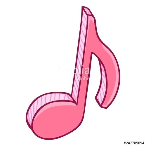 500x500 Musical Note Pink Music Double Icon Balloons Tmahc