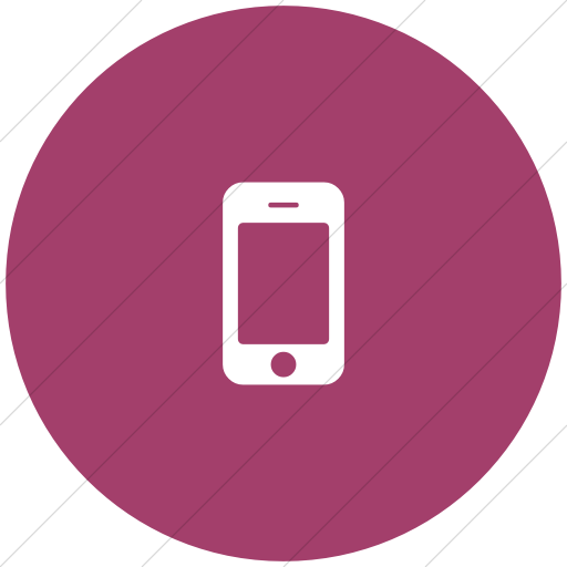 512x512 Iconsetc Flat Circle White On Pink Bootstrap Font Awesome Mobile