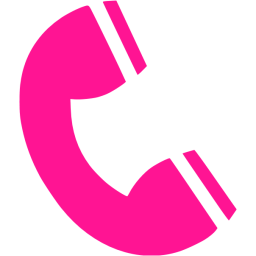 256x256 Deep Pink Phone Icon
