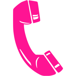 256x256 Deep Pink Phone Icon