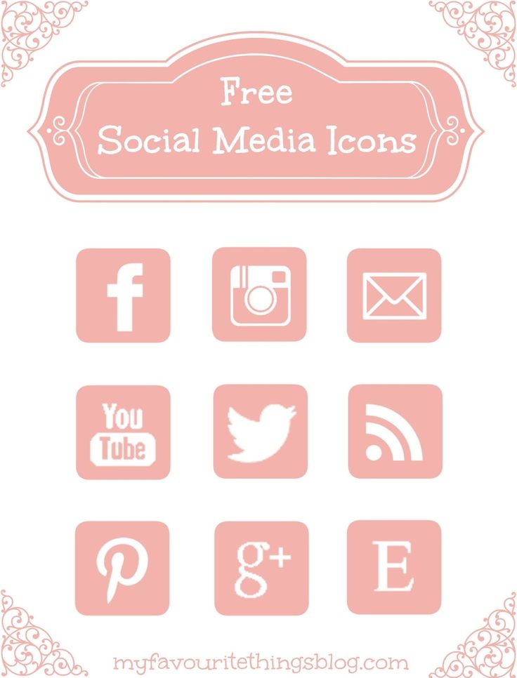 Pink Pinterest Icon