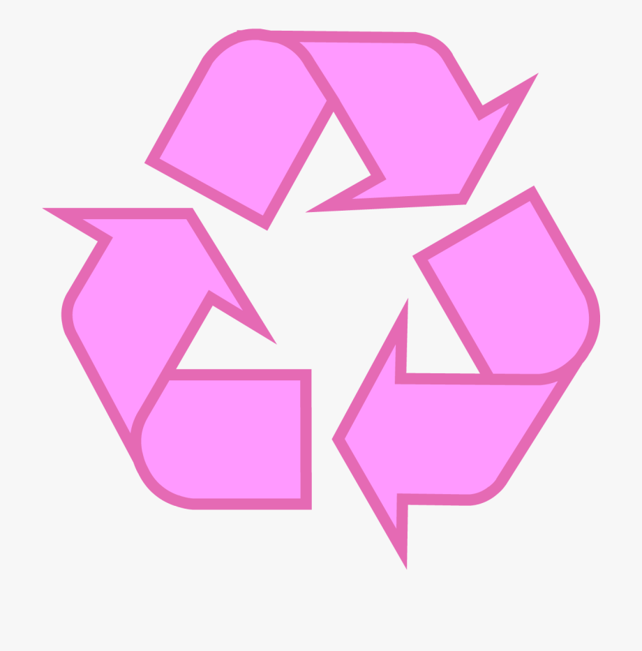 920x933 Pink Recycling Symbol