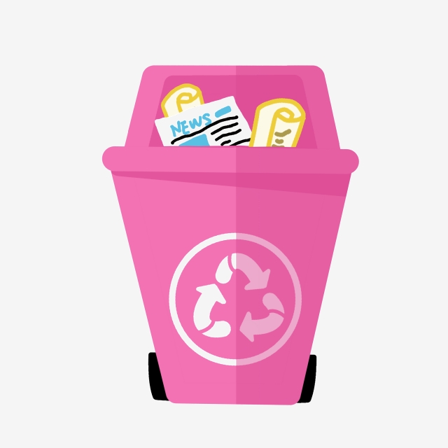 640x640 Pink Trash Can Classified Icon, Pink, Garbage, Trash Can Png