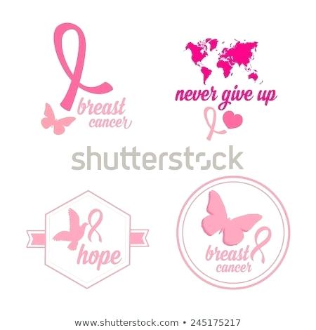 450x470 Pink Ribbon Stickers Breast Cancer Set Of Icon Design For Football