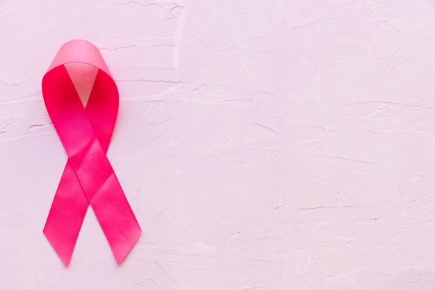 626x417 Realistic Pink Ribbon Showing Breast Cancer Awareness Symbol