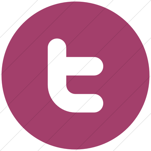 512x512 Iconsetc Flat Circle White On Pink Broccolidry Twitter Icon