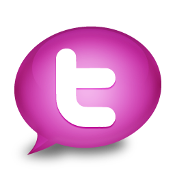 256x256 Twitter Pink Icon