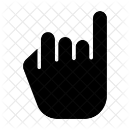 256x256 Pinky Swear Icon Of Glyph Style