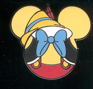 300x287 Mickey Mouse Icon Mystery Pouch Pinocchio Disney Pin Ebay