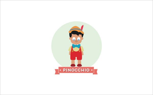 600x373 Minimalist Pixar Disney Movies Character Icons