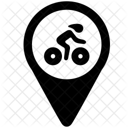 256x256 Map Pinpoint Icon Of Glyph Style