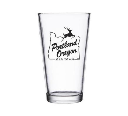 435x396 Buy Iconic Portland Stag Pint Glass
