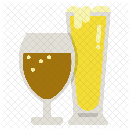 512x512 Beer Glass Icon Of Flat Style