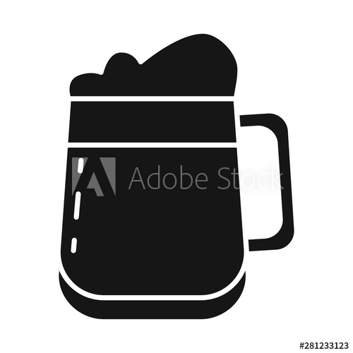 500x500 Vector Design Of Mug And Glass Icon Collection Of Mug And Pint