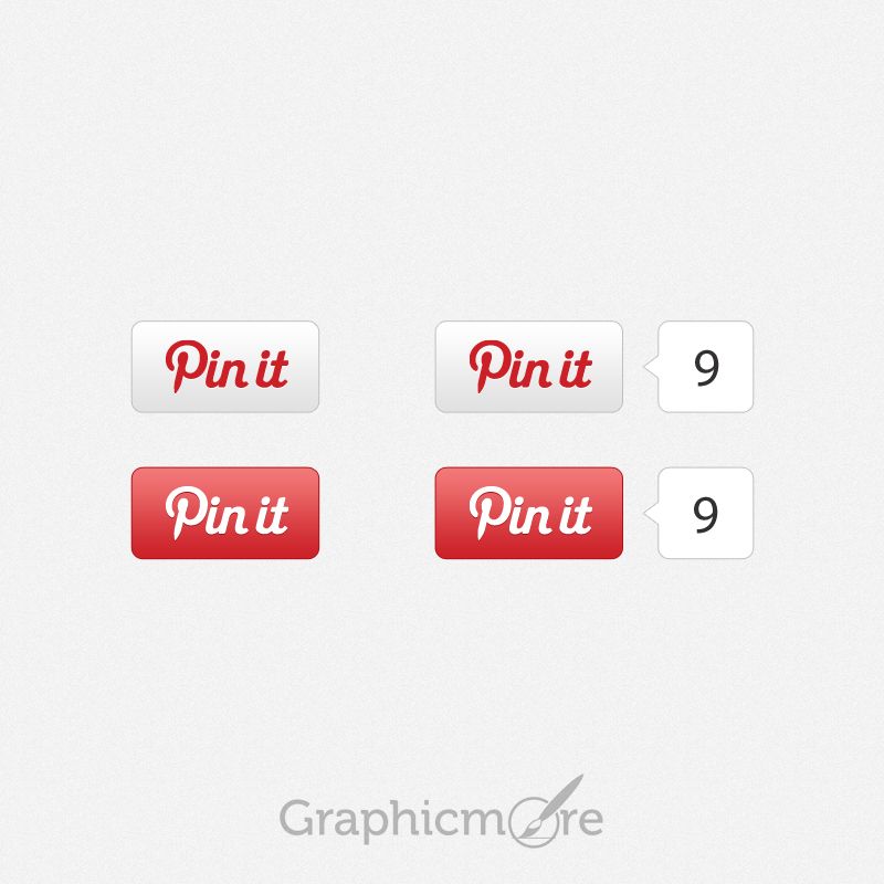 800x800 Pin It Buttons Design Free