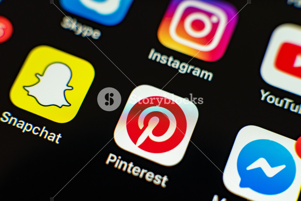 Pinterest Social Media Icon