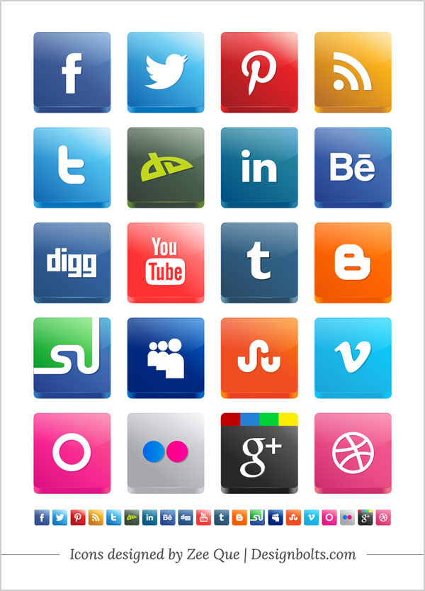 Free Vector Social Media Icon Pack Including New Twitter 600x834 Free Vector Social Media Icon Pack Including New Twitter
