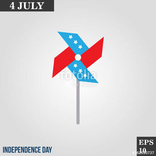 500x500 Pinwheel Icon In Trendy Flat Style Isolated On Grey Background