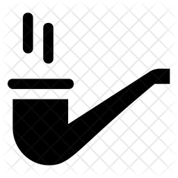 256x256 Smoking Pipe Icon Of Glyph Style