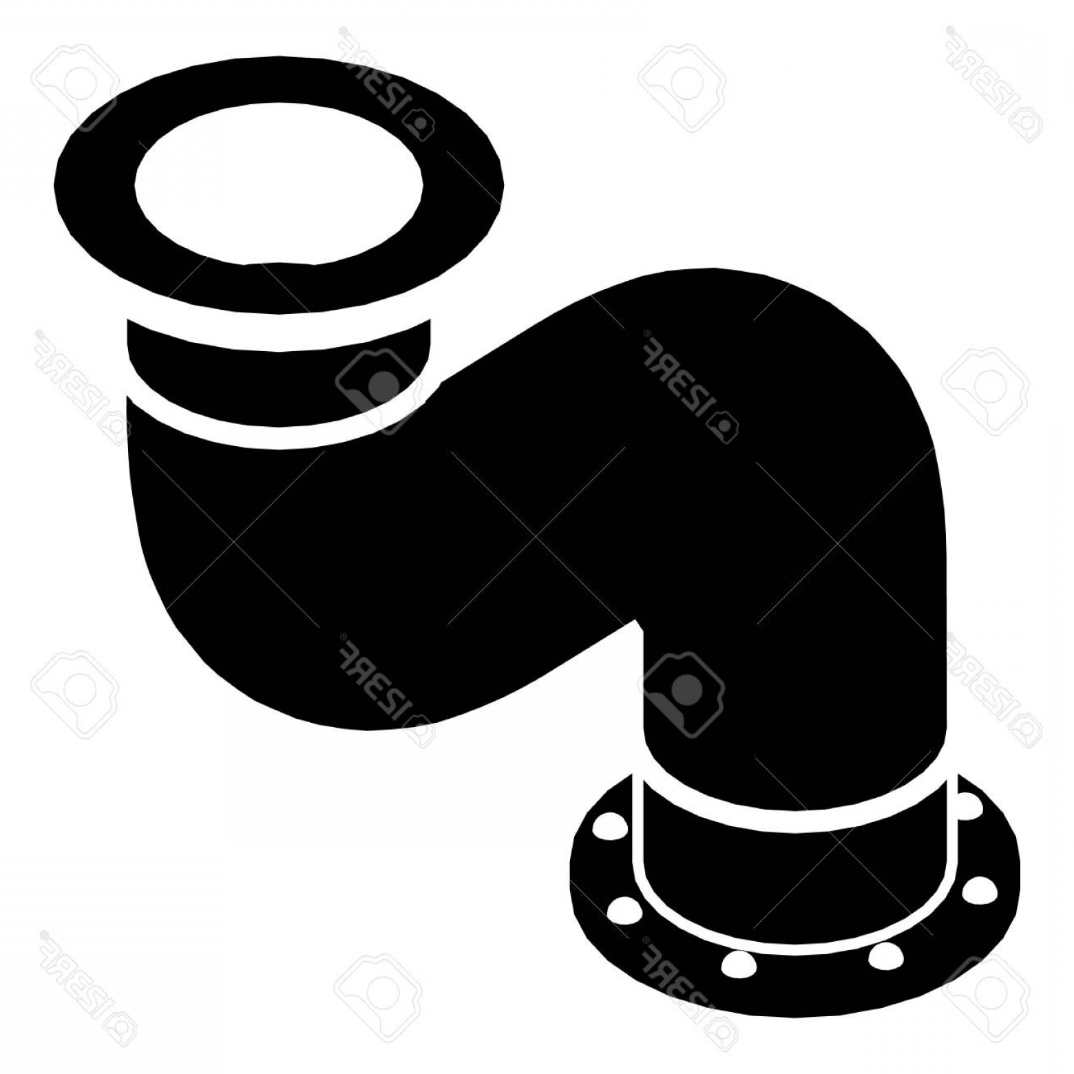 1560x1560 Photostock Vector Connection Pipe Icon Simple Illustration