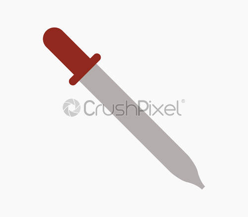500x438 Pipette Icon, Stock Vector Crushpixel