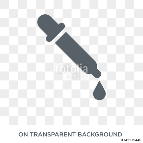 500x500 Pipette Icon Trendy Flat Vector Pipette Icon On Transparent