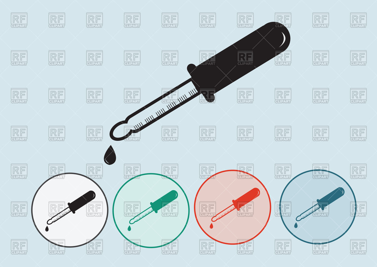 1200x848 Laboratory Pipette Icon Set Vector Image Of Healthcare, Medical