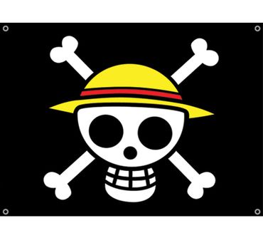 370x334 One Piece Straw Hat Pirates Flag Op