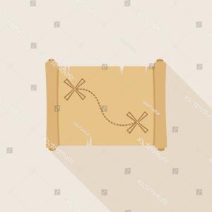 300x300 Treasure Map Icon Pirate Path Vector Hoodamathrun
