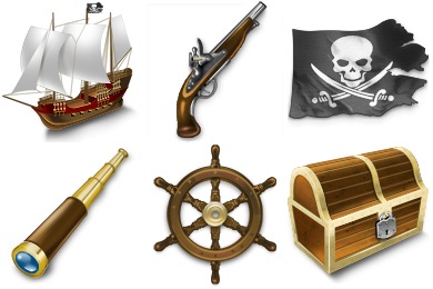 Pirate Ship Icon Pirates Iconset Pixelpress 390x260 Pirate Ship Icon Pirates Iconset Pixelpress