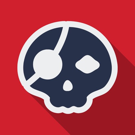 450x450 Pirate Skull Icon Royalty Free Vector Graphics