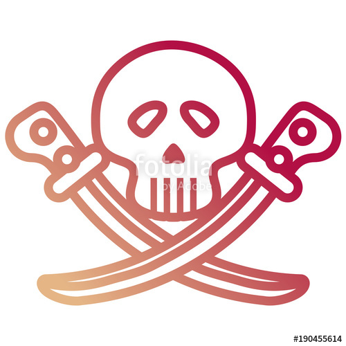 500x500 Pirate Skull Icon Image Stock Image And Royalty Free Vector