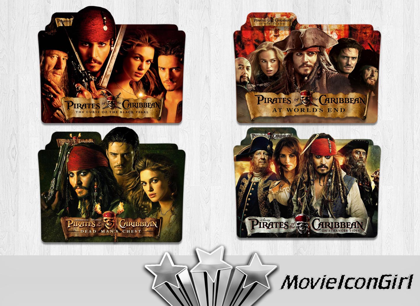 1440x1050 Pirates Of The Caribbean Folder Icon Pack
