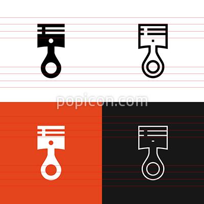 400x400 Piston Icon Set