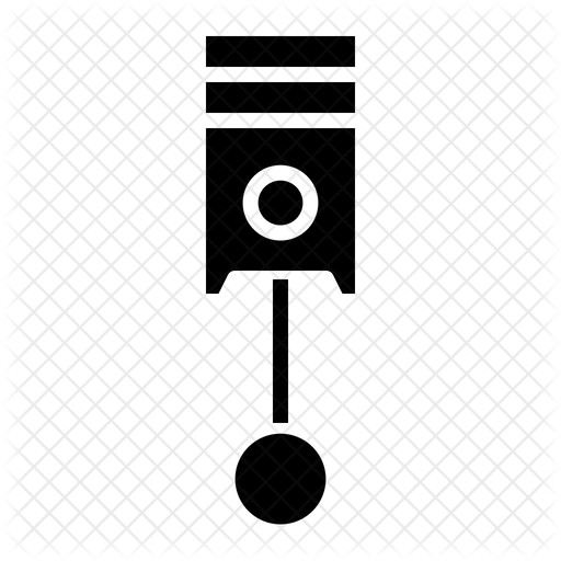 512x512 Piston Icon Of Glyph Style