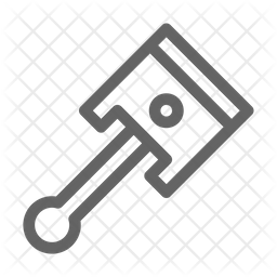 256x256 Piston Icon Of Line Style