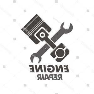 300x300 Wrench Piston Icon White Background Mechanic Hoodamathrun