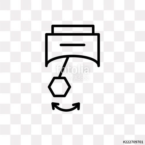 500x500 Piston Icon On Transparent Background Modern Icons Vector