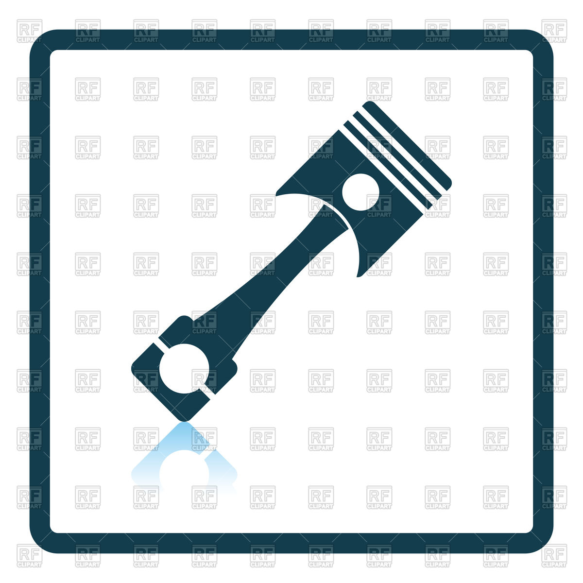 1200x1200 Car Motor Piston Icon Vector Image Of Signs, Symbols, Maps