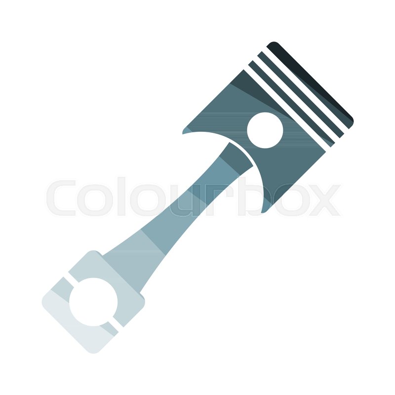 800x800 Car Motor Piston Icon Flat Color Stock Vector Colourbox