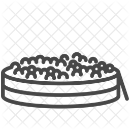 Ball Pit Icon Of Line Style 256x256 Ball Pit Icon Of Line Style