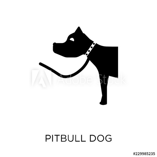 500x500 Pitbull Dog Icon Pitbull Dog Symbol Design From Dogs Collection
