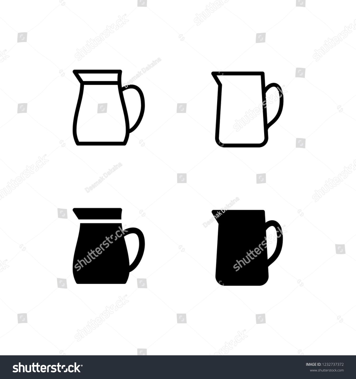 1500x1600 Jug Icon Design Jug, Pitcher, Ewer, Vessel, Container, Icon, Logo