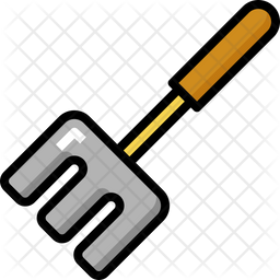 256x256 Pitchfork Icon Of Colored Outline Style