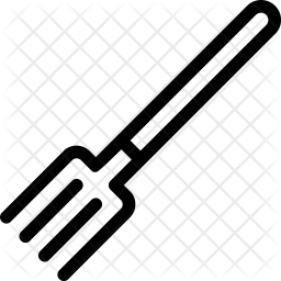 256x256 Pitchfork Icon Of Line Style